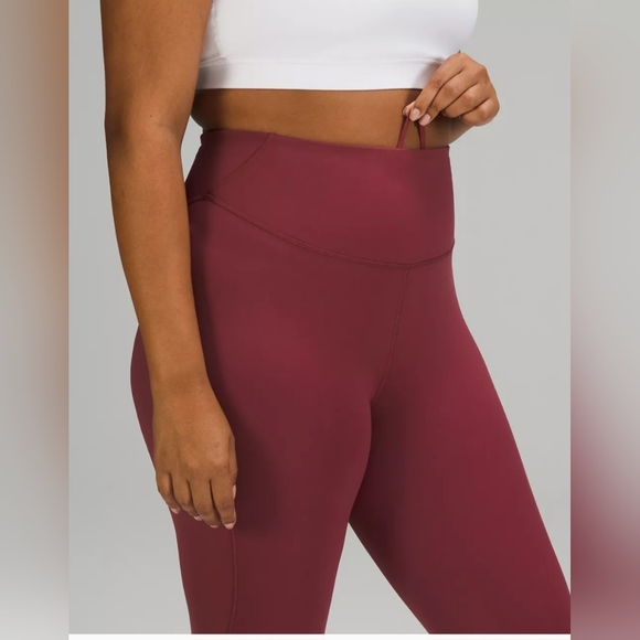Lululemon Base Pace HR Tight color is mulled Wine - Picture 5 of 8